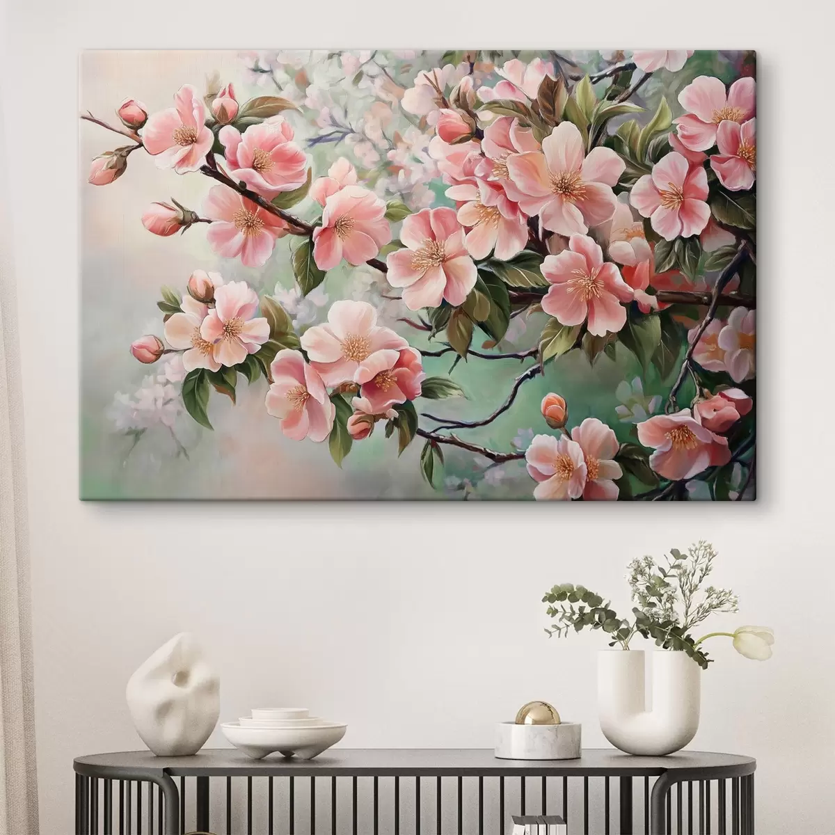 Obraz Kvetoucí růžové větve stromů Č. s44327