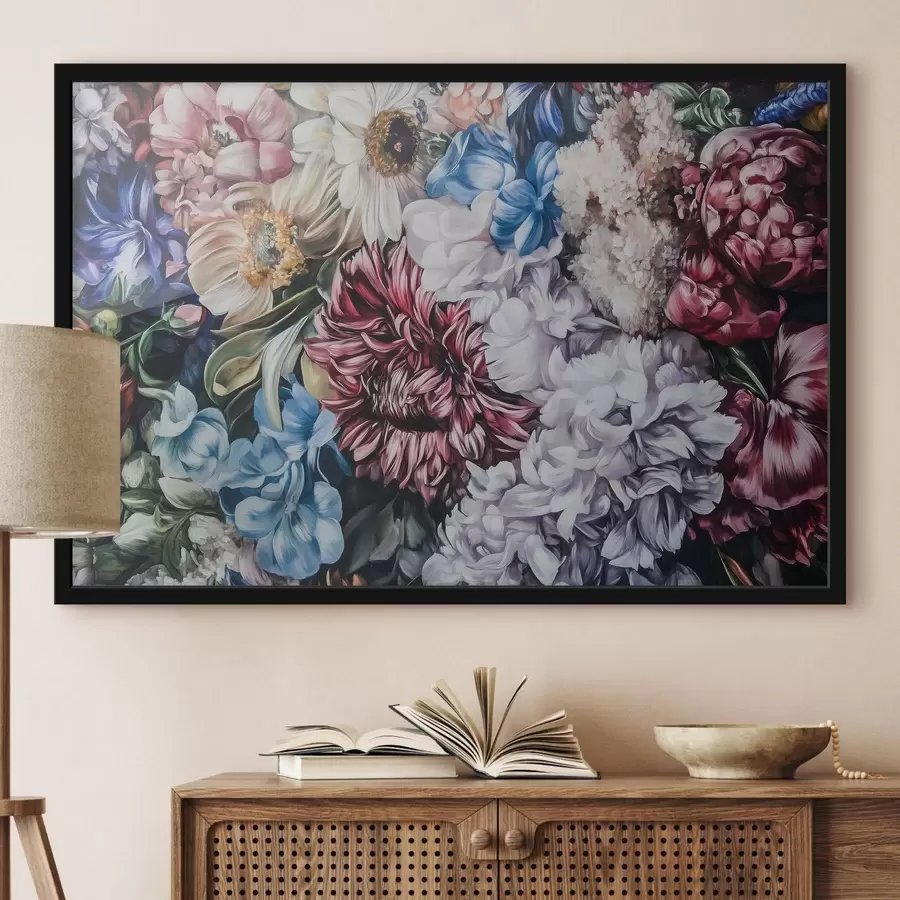 Fototapet Spousta barevných květin f44322