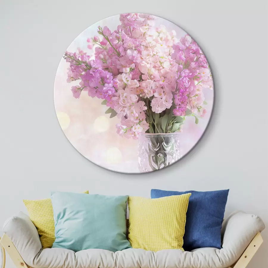 Obraz Růžová kytice ve váze Č. r44315