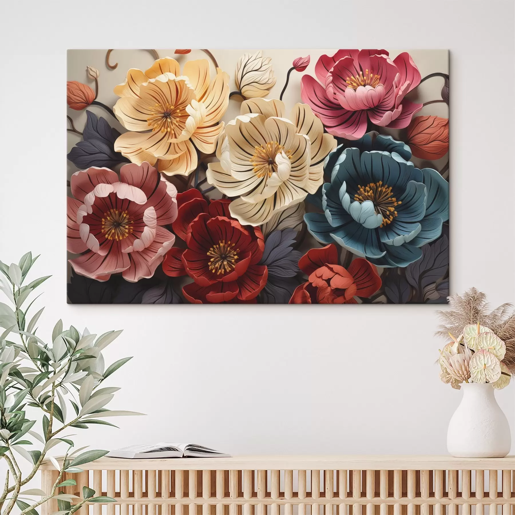 Obraz Světlé květy Č. s44375