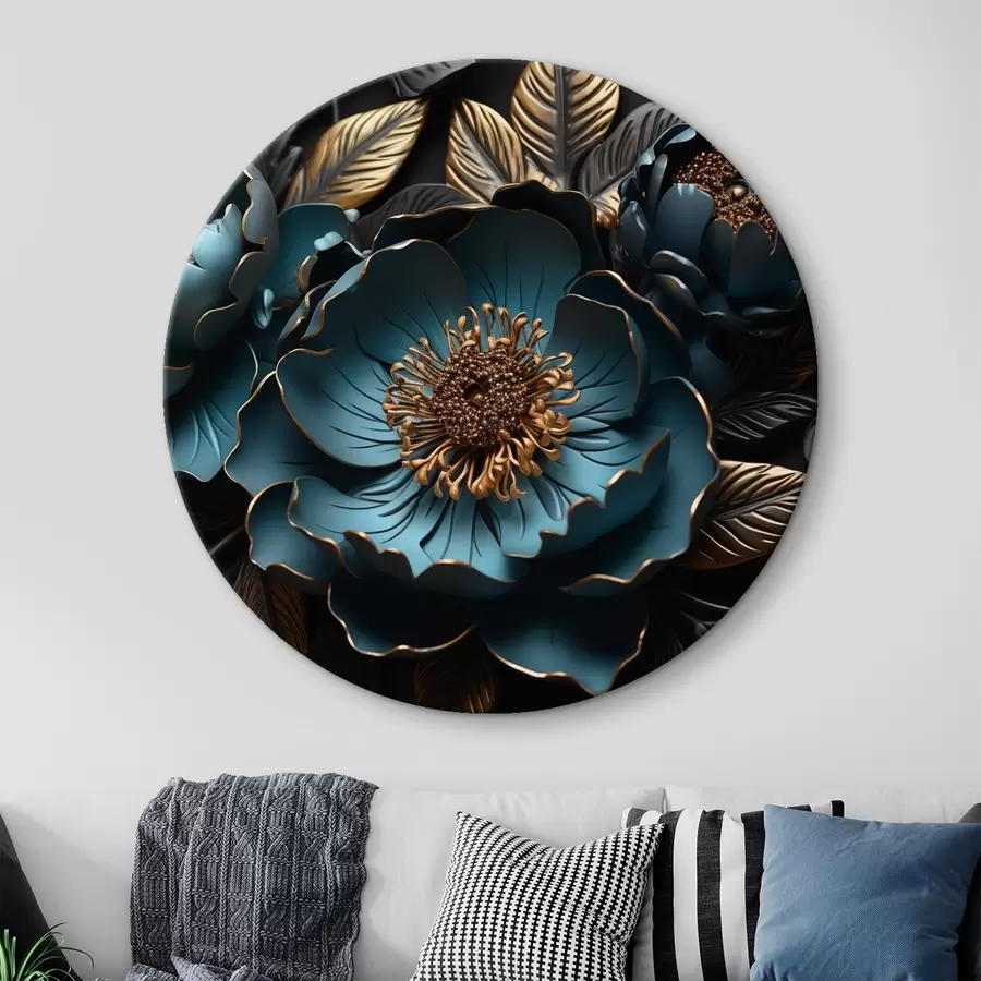 Obraz Velké modré květy Č. r44370