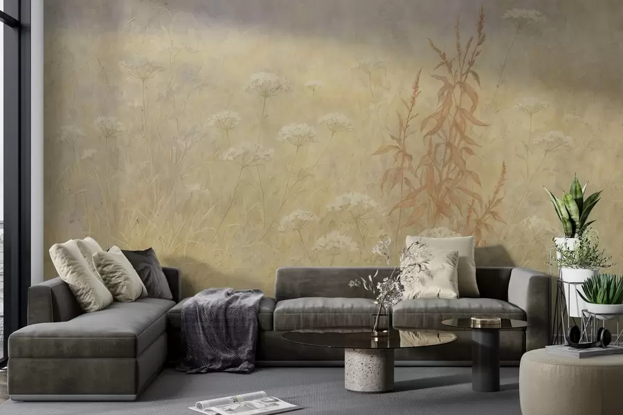 Fototapet Akvarelové pole w03972