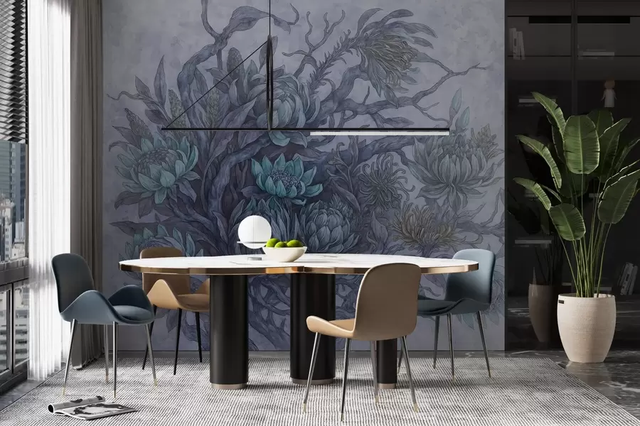 Fototapet Rozmarné květiny w03975v1