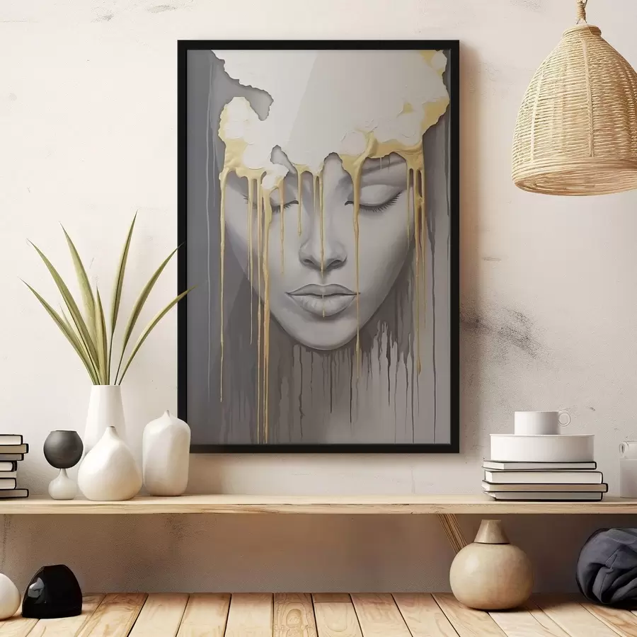 Fototapet Tvář dítěte v barvě f44265