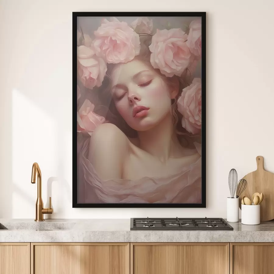 Fototapet Dívka v květinách f44270