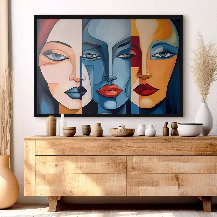 Fototapet Abstraktní tváře f44279