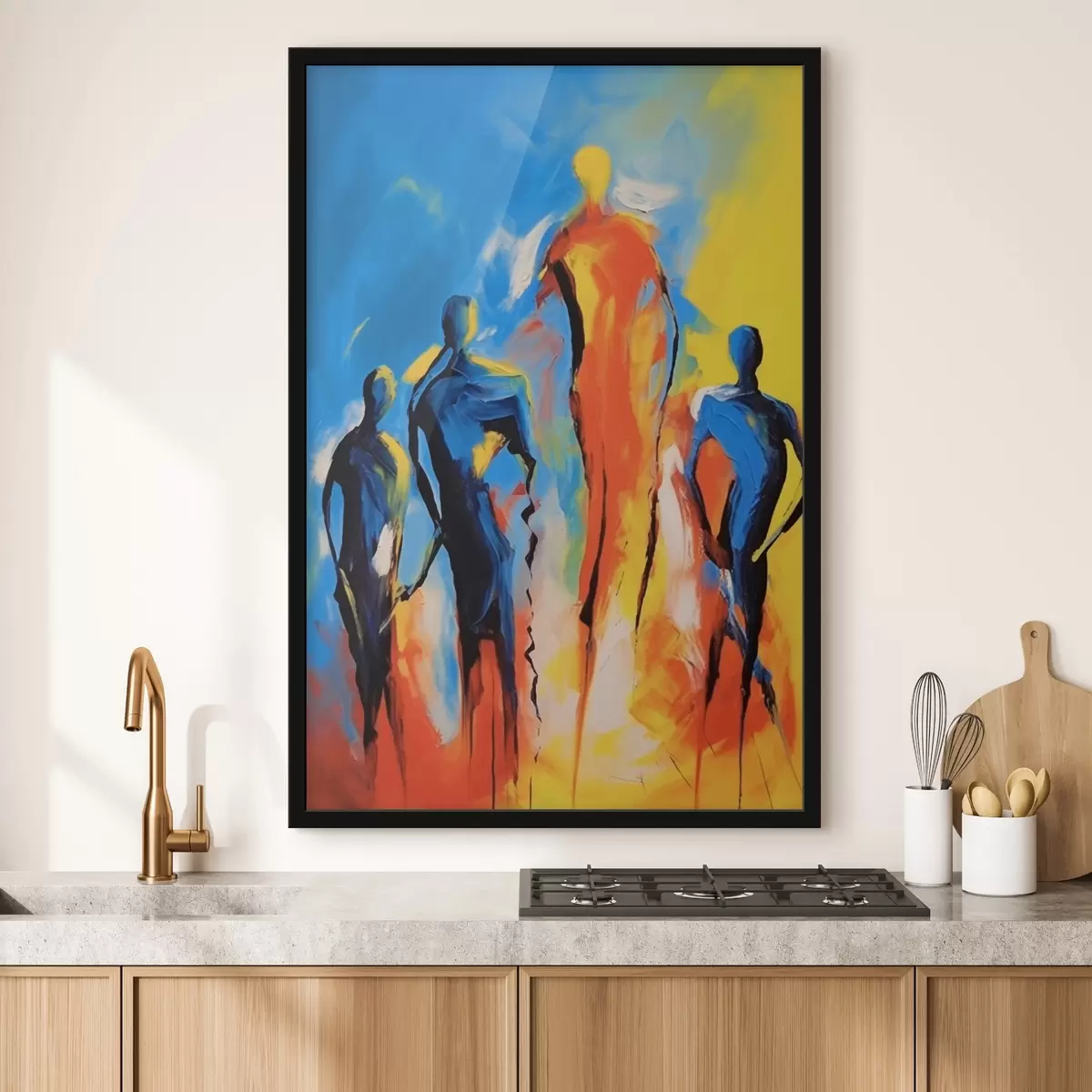 Poster Abstraktní lidé f44282