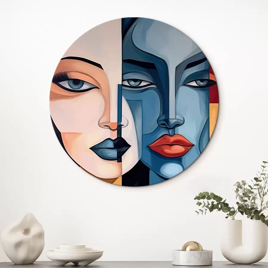 Obraz Abstraktní tváře Č. r44279