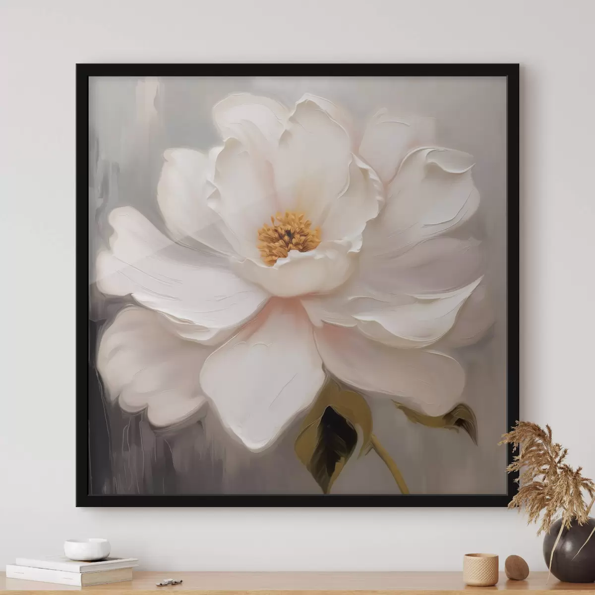 Poster Velký měkký kvetoucí květ f44369