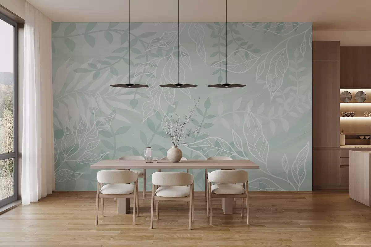 Fototapet Tvarované listy w03984v2