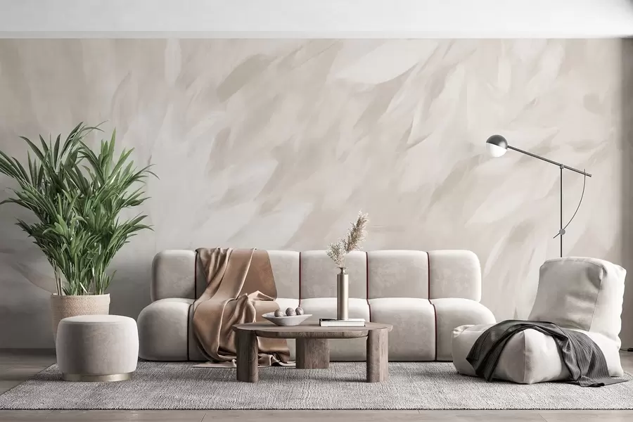 Fototapet Květiny ve stylu jemných tahů w03986v2
