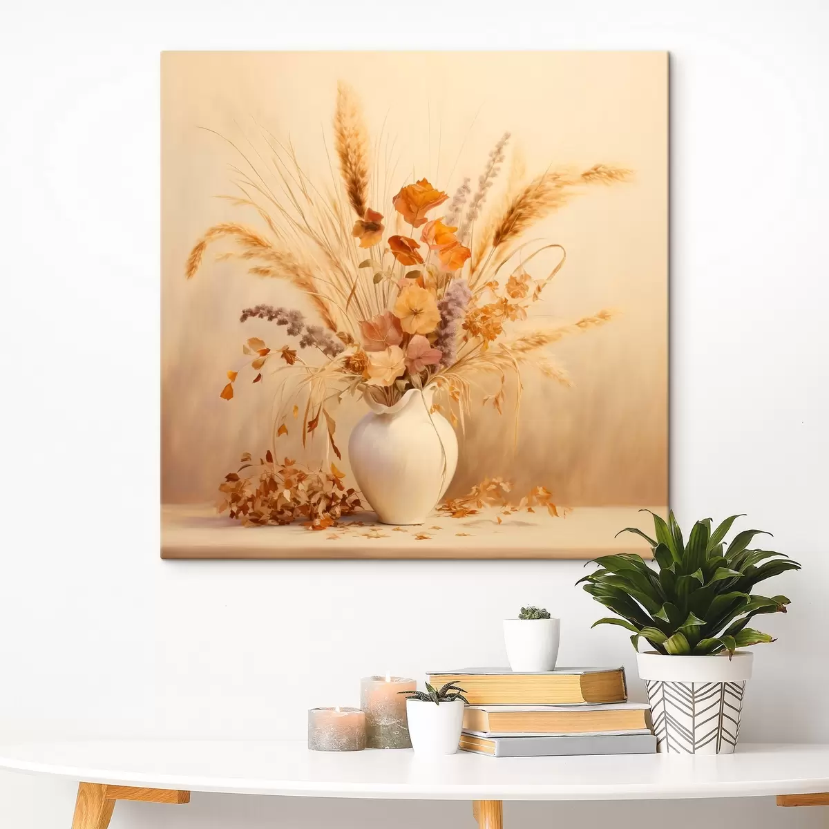 Obraz Pastelová symfonie sušených květin Č. s44336