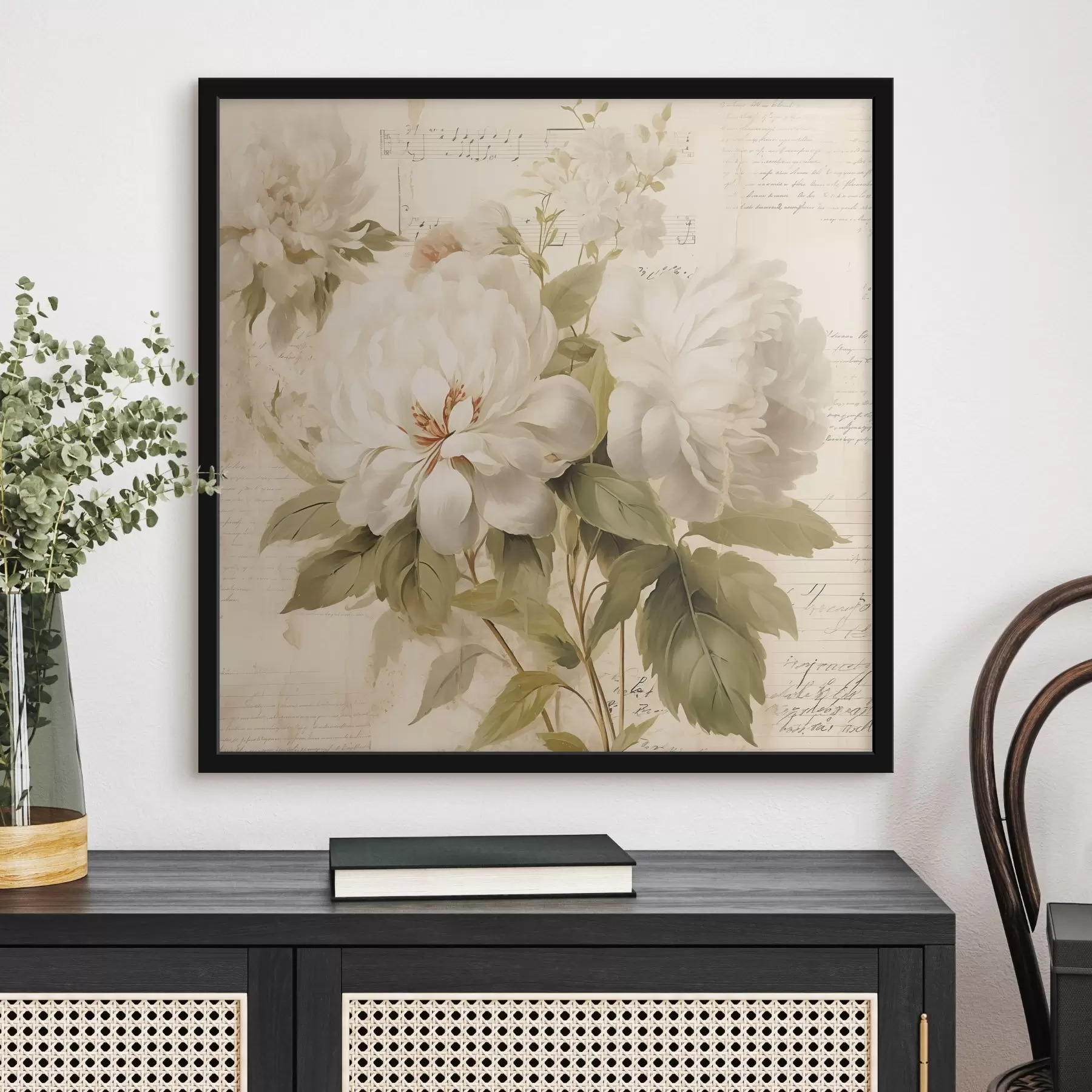 Fototapet Vůně starých melodií a pivoněk f44359