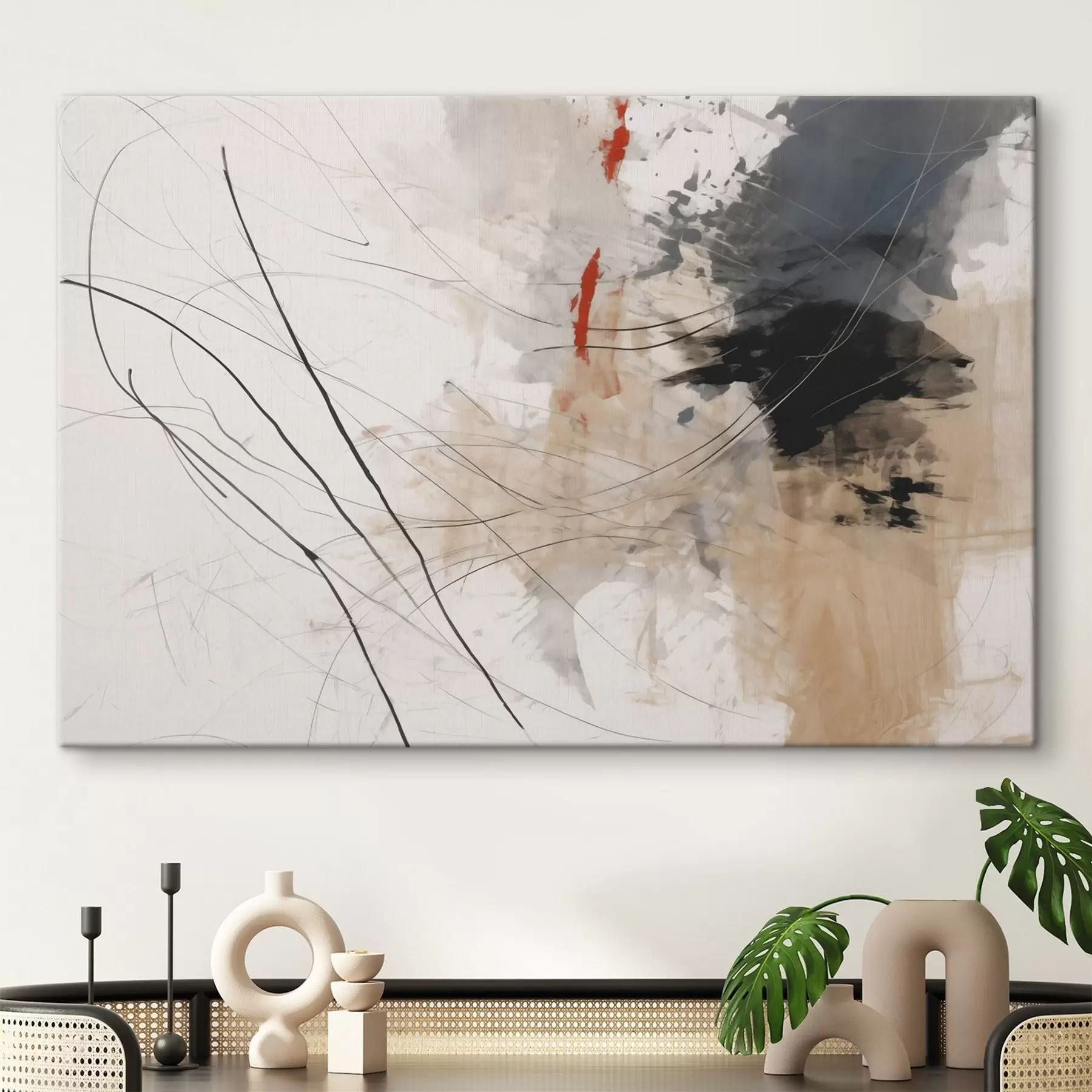 Fototapet Abstrakce skvrn, čar s44418