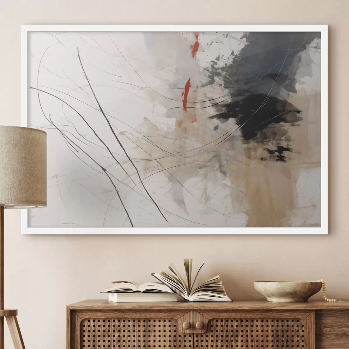 Poster Abstrakce skvrn, čar f44418