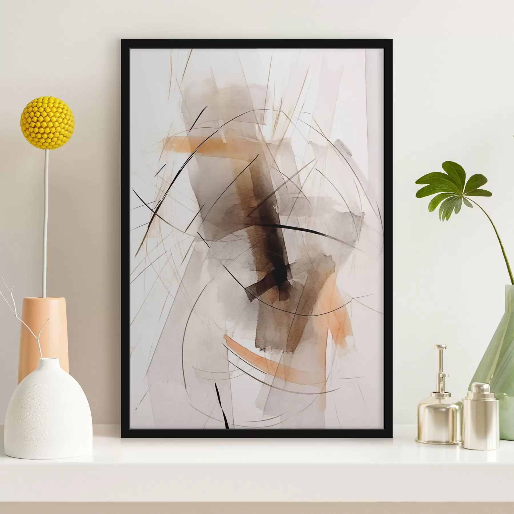 Fototapet Abstrakce čar a skvrn f44423