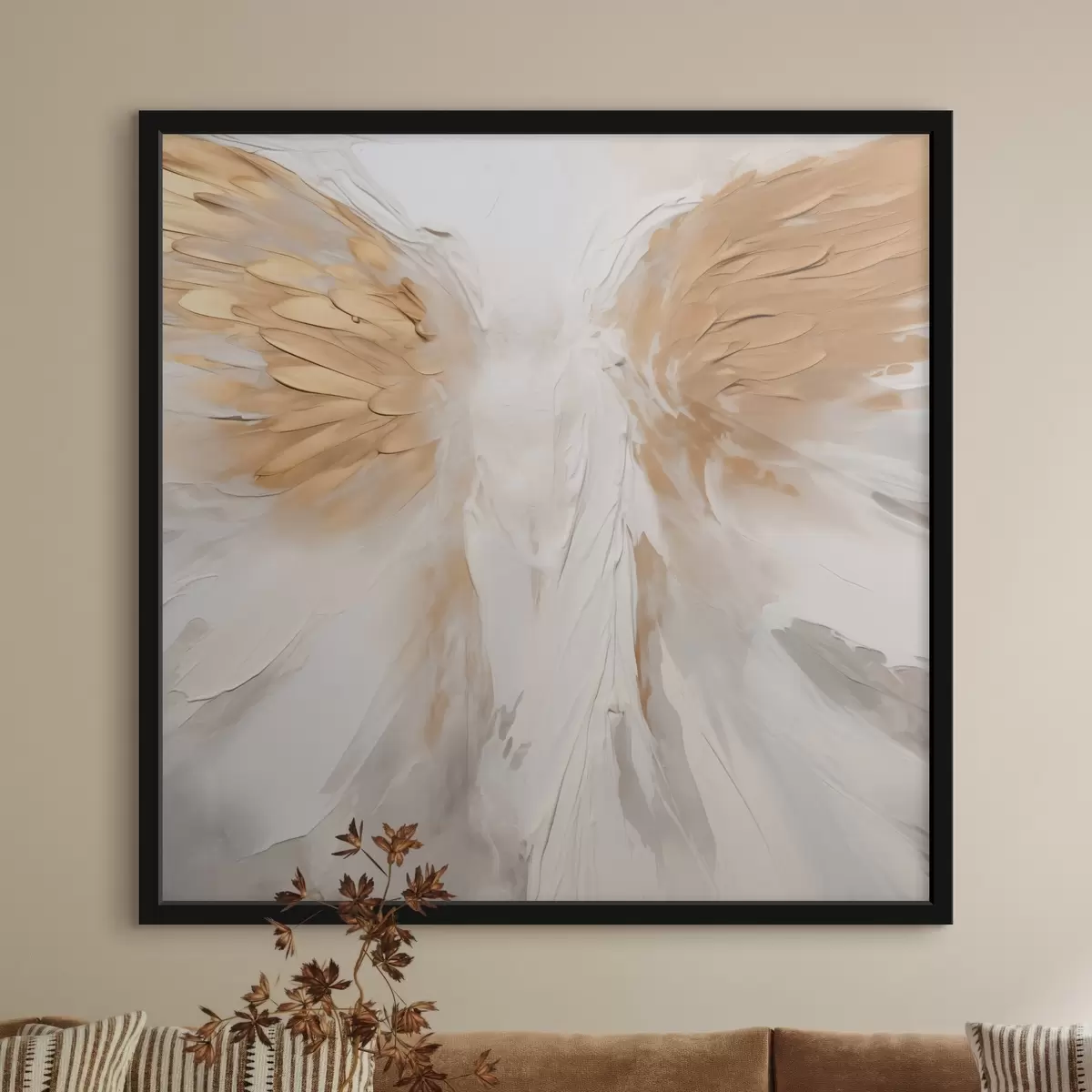 Poster Abstraktní andělská křídla f44425