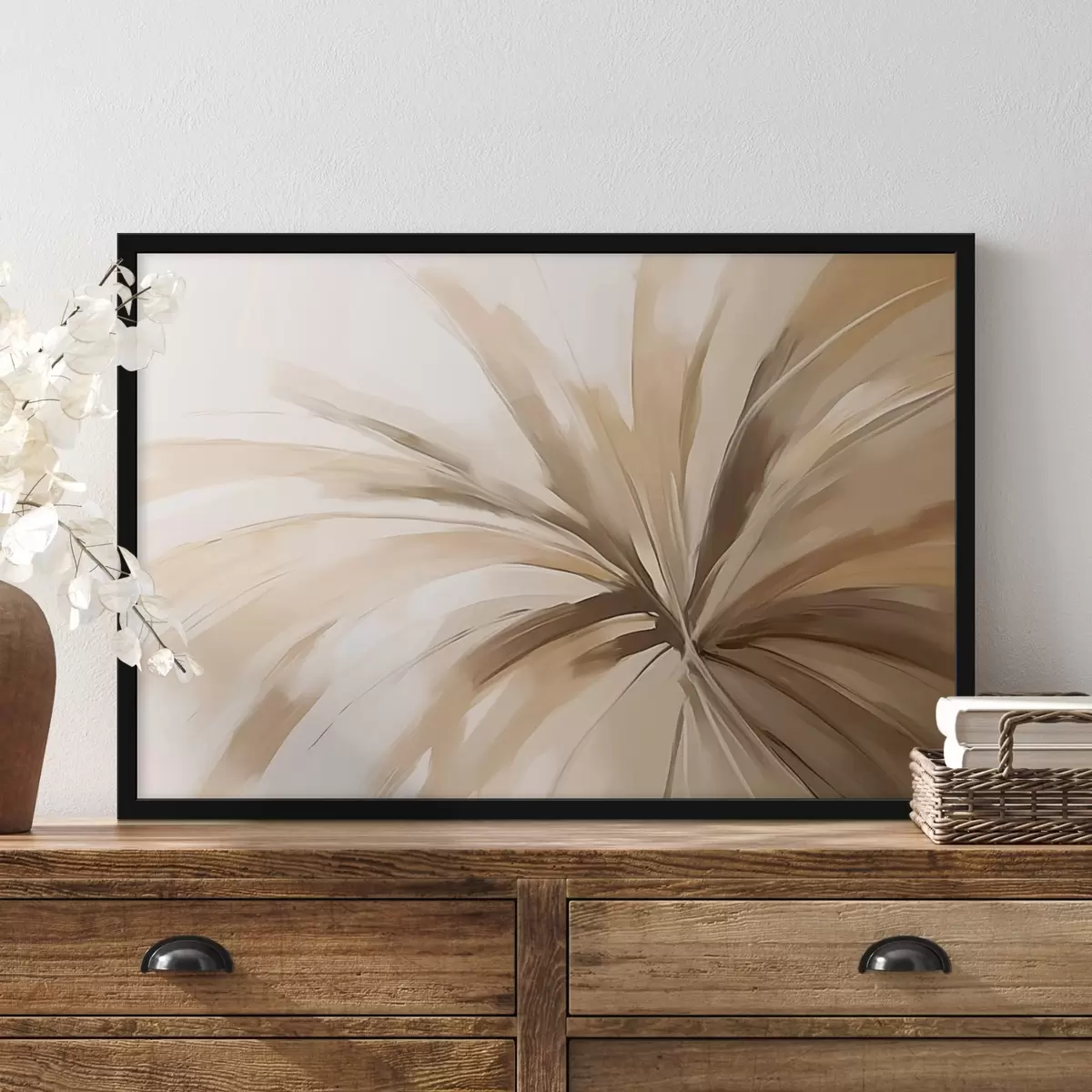 Poster Tahy ve tvaru květiny f44487