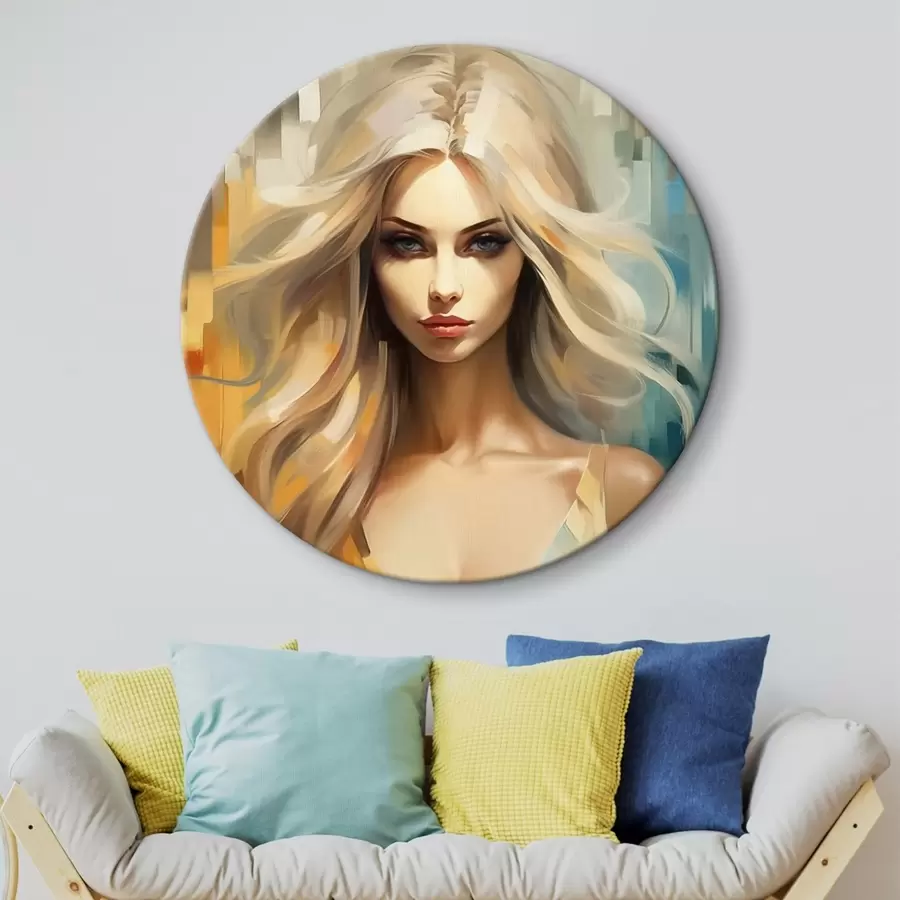 Obraz Dívka na barevném pozadí Č. r44494