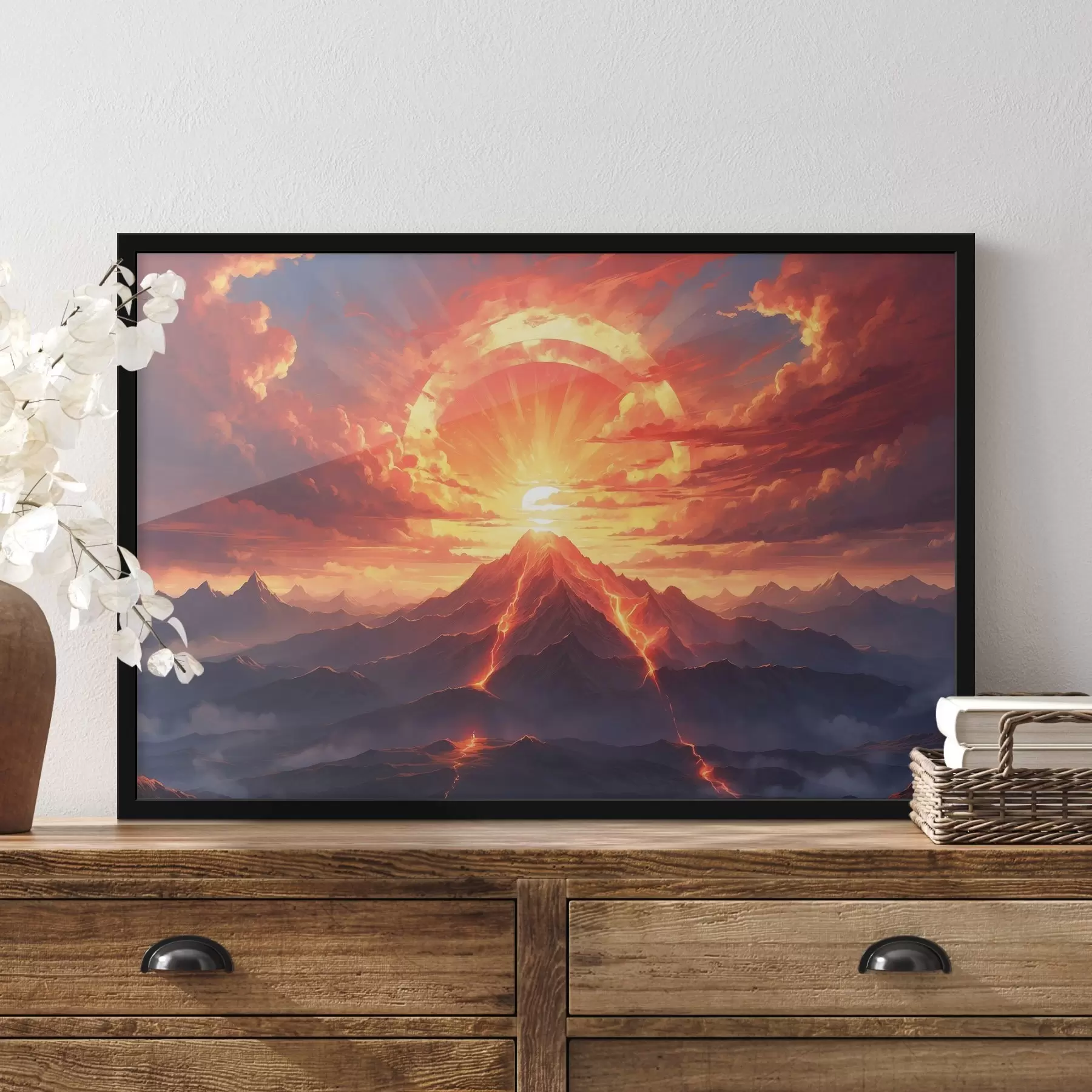 Obraz Západ slunce u sopky Č. f44432