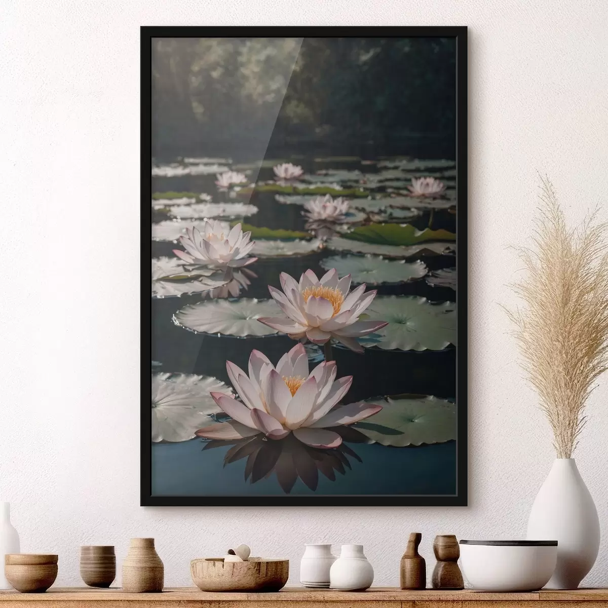 Poster Plovoucí květiny f44478