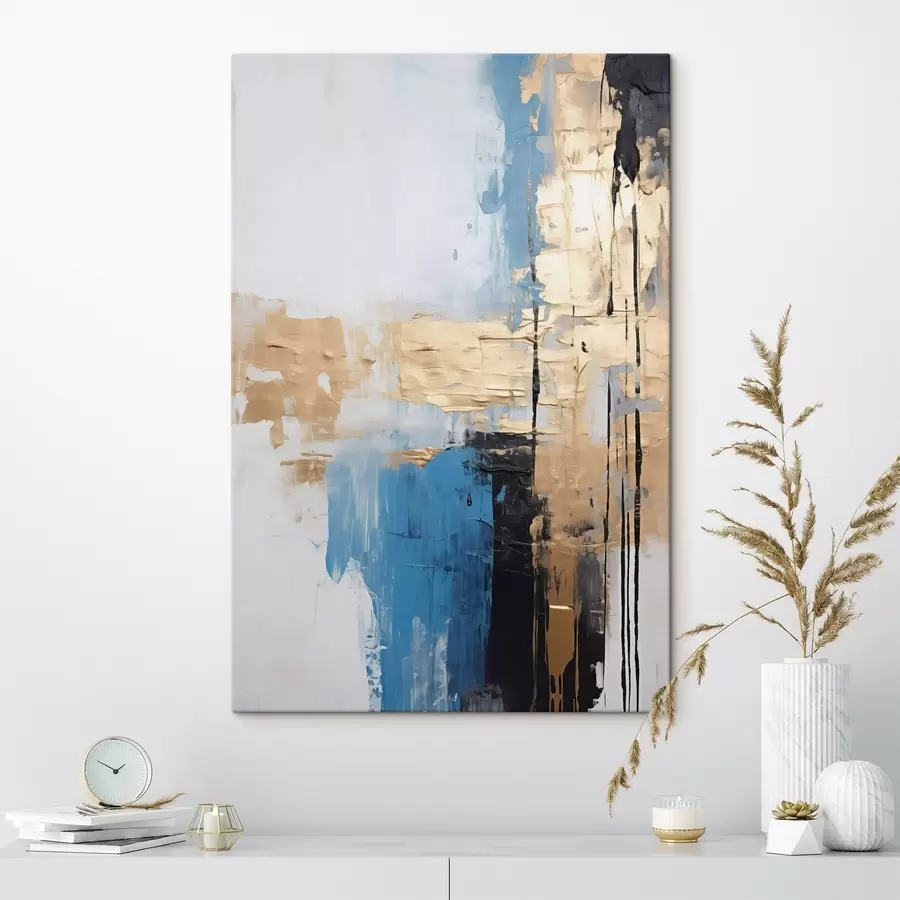 Obraz Abstrakce napodobující malbu Č. s44516