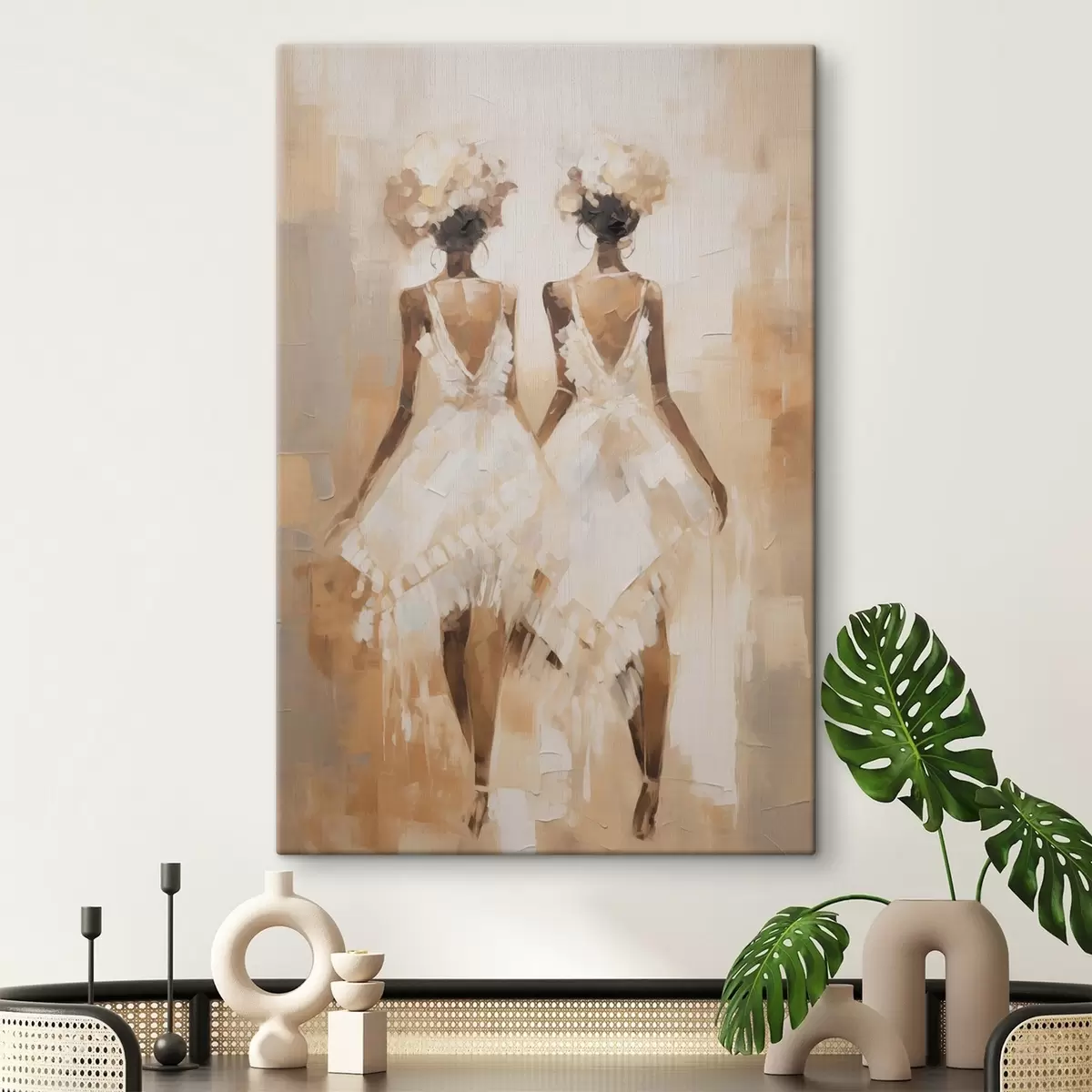 Obraz Abstraktní dívčí imitace malby Č. s44517