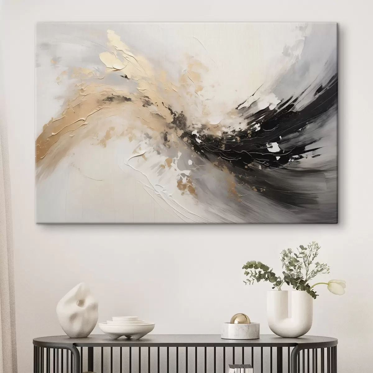 Obraz Abstraktní kompozice, imitace malby Č. s44519