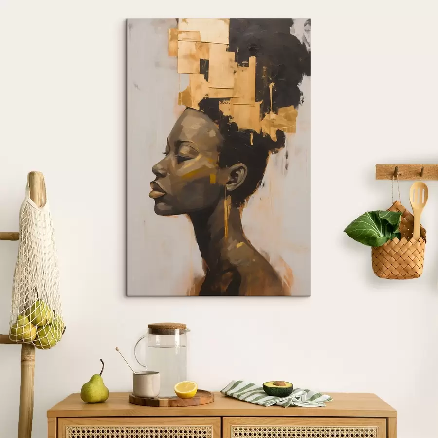 Obraz Portrét ženy abstraktní Č. s44520