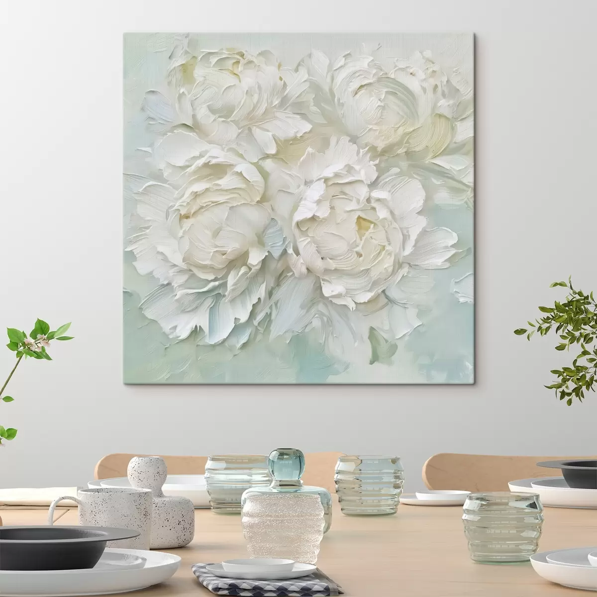 Obraz Malba imitující pivoňky Č. s44522