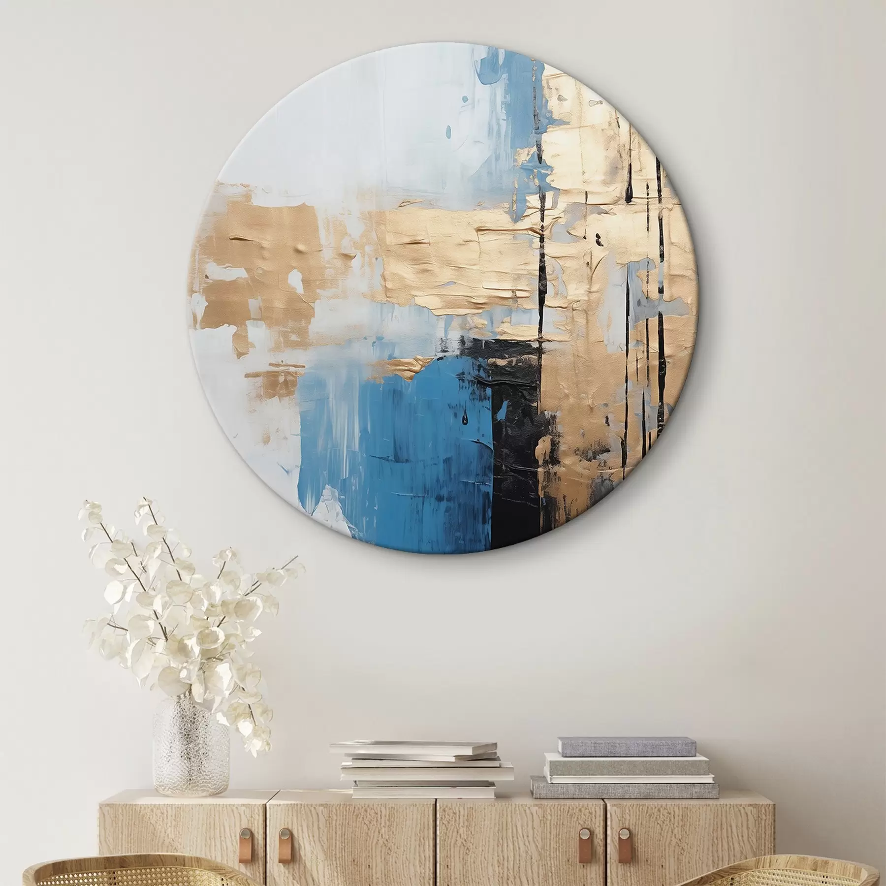 Obraz Abstrakce napodobující malbu Č. r44516