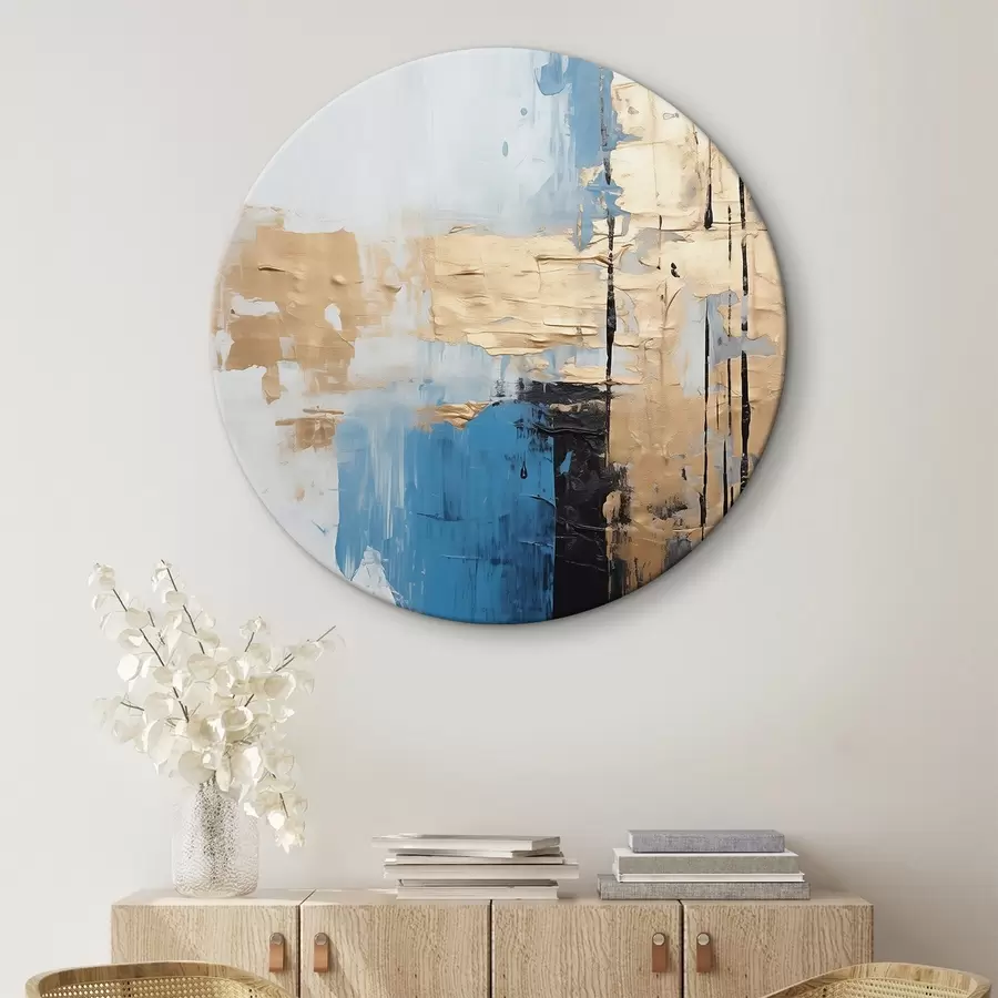 Obraz Abstrakce napodobující malbu Č. r44516