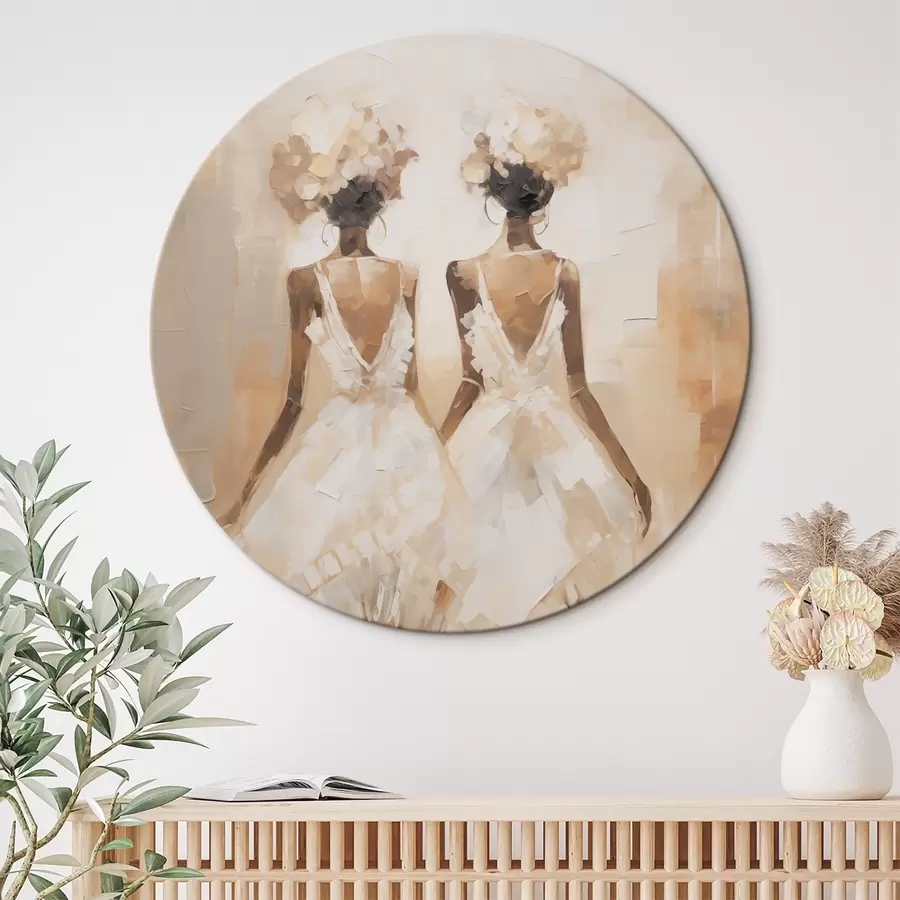 Obraz Abstraktní dívčí imitace malby Č. r44517