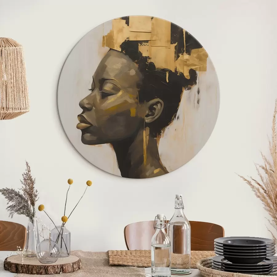 Obraz Portrét ženy abstraktní Č. r44520