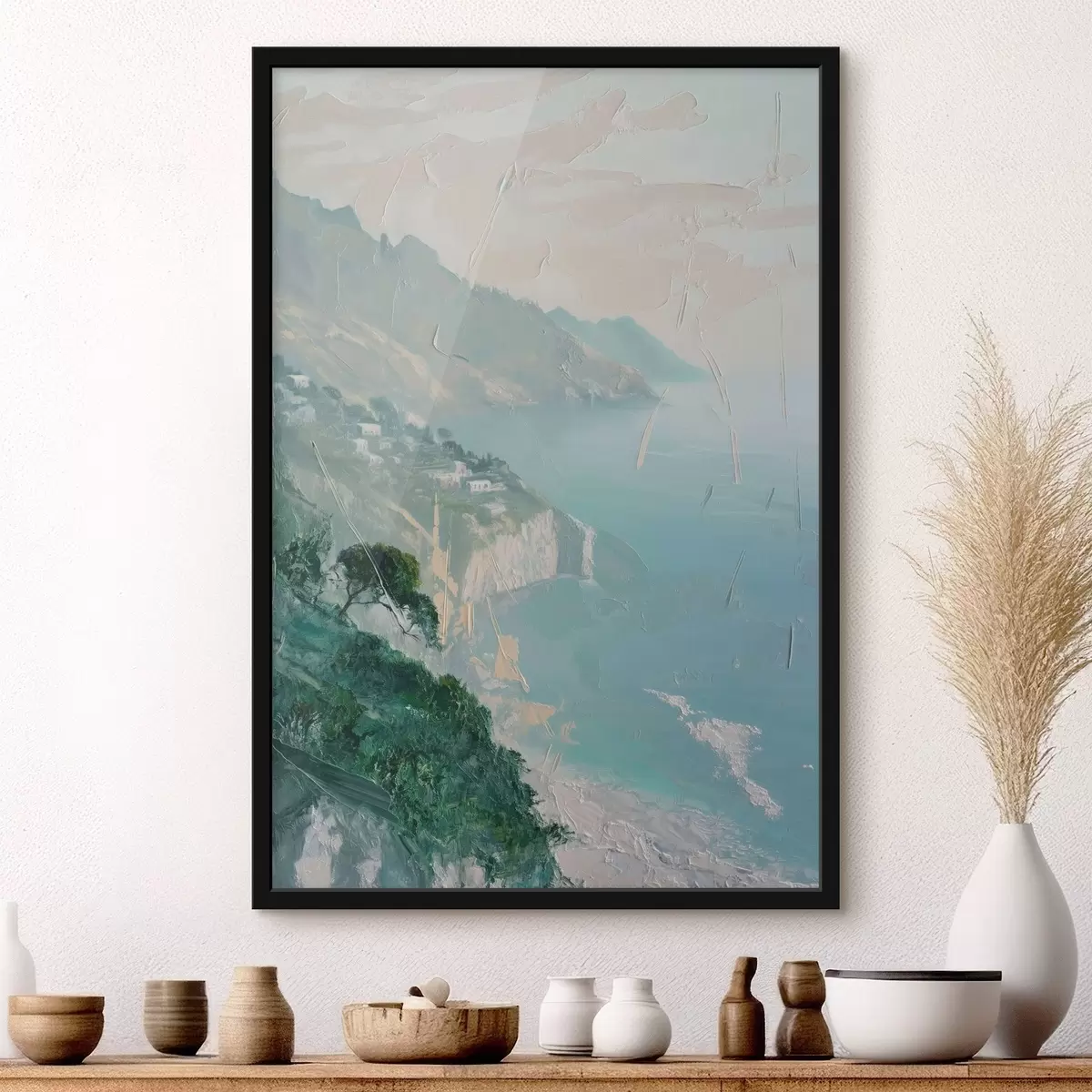 Poster Krajinářská imitace malby f44521