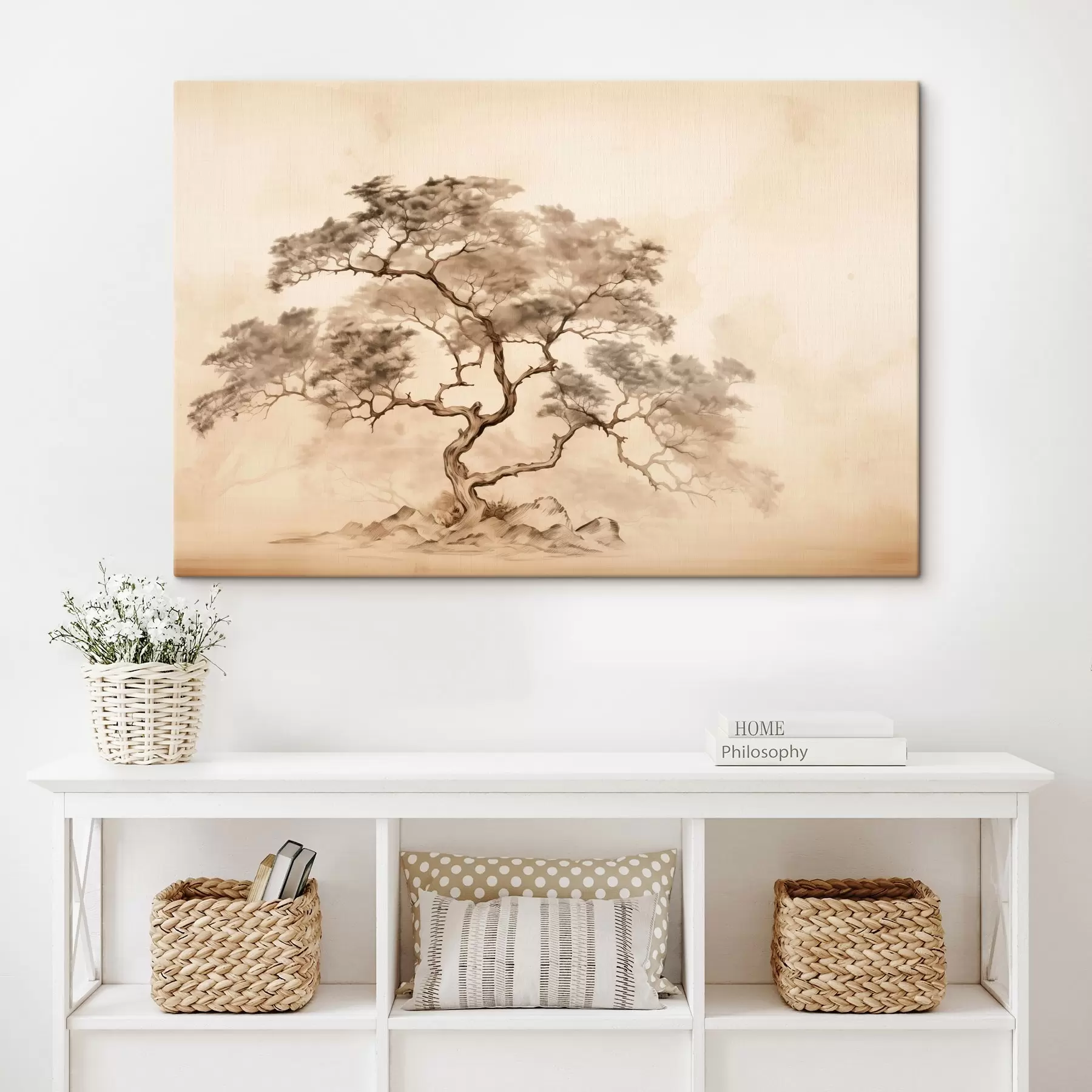 Fototapet Strom na kopci s44523