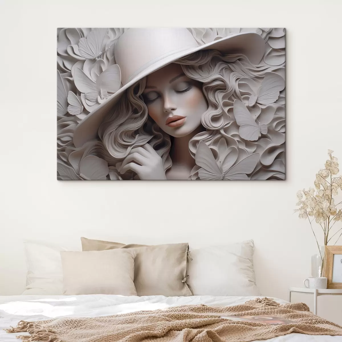 Obraz Dívka v klobouku Č. s44524