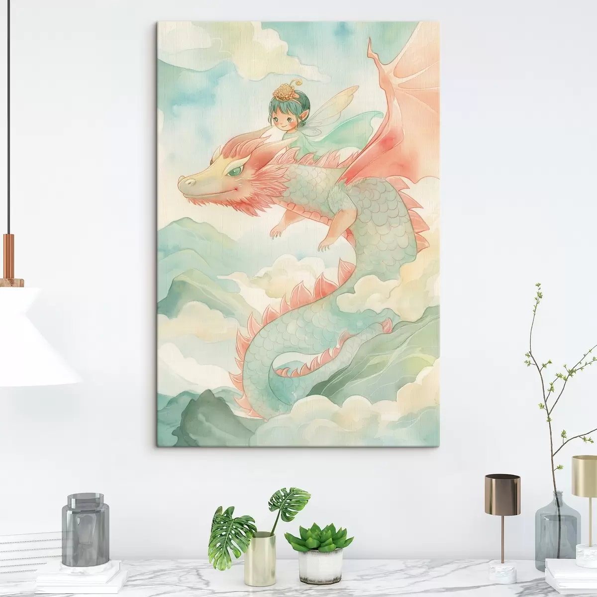 Obraz Víla a drak Č. s44532