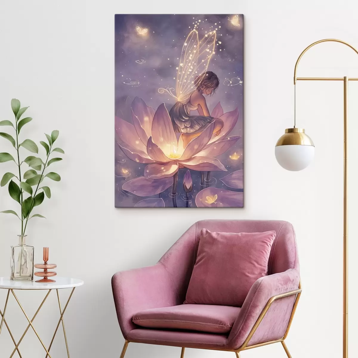 Obraz Víla na květině Č. s44533