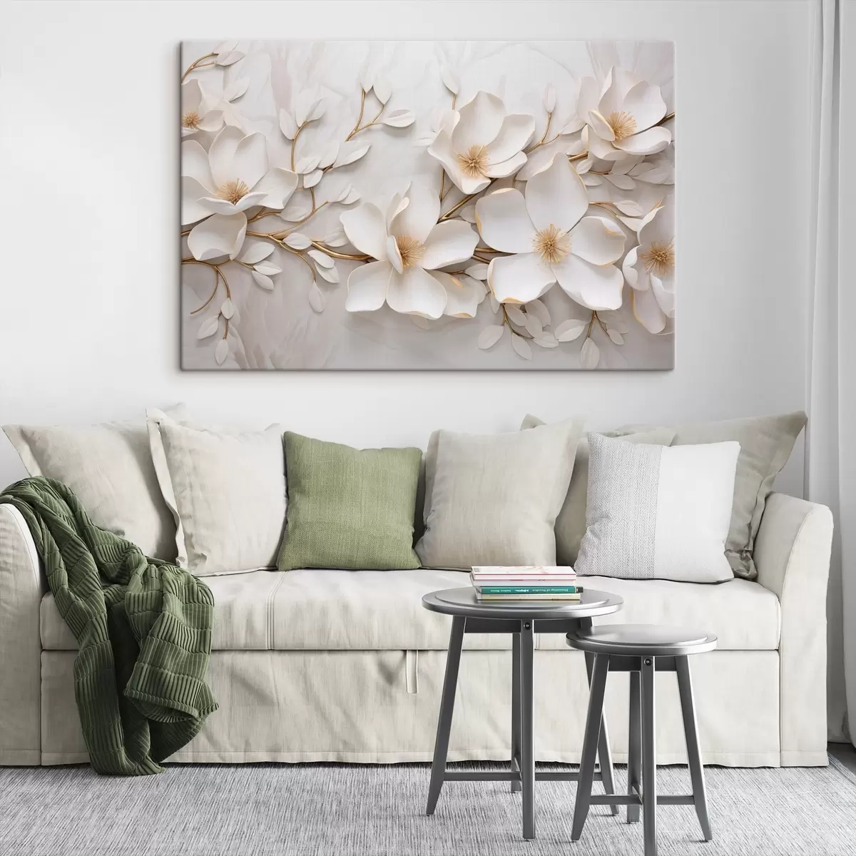 Obraz Bílé květiny Č. s44547