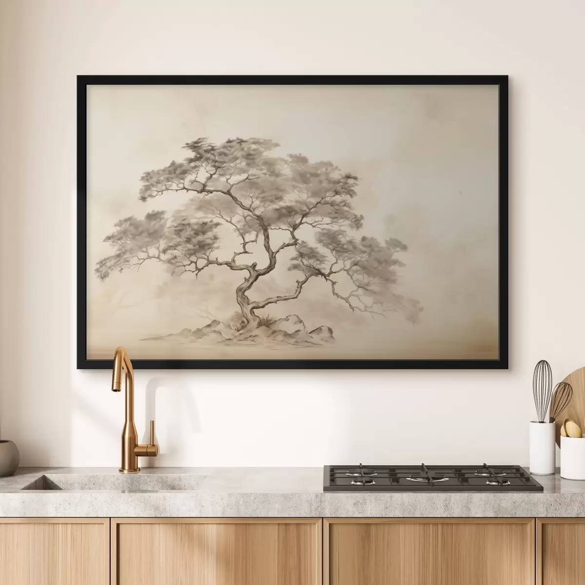 Poster Strom na kopci f44523