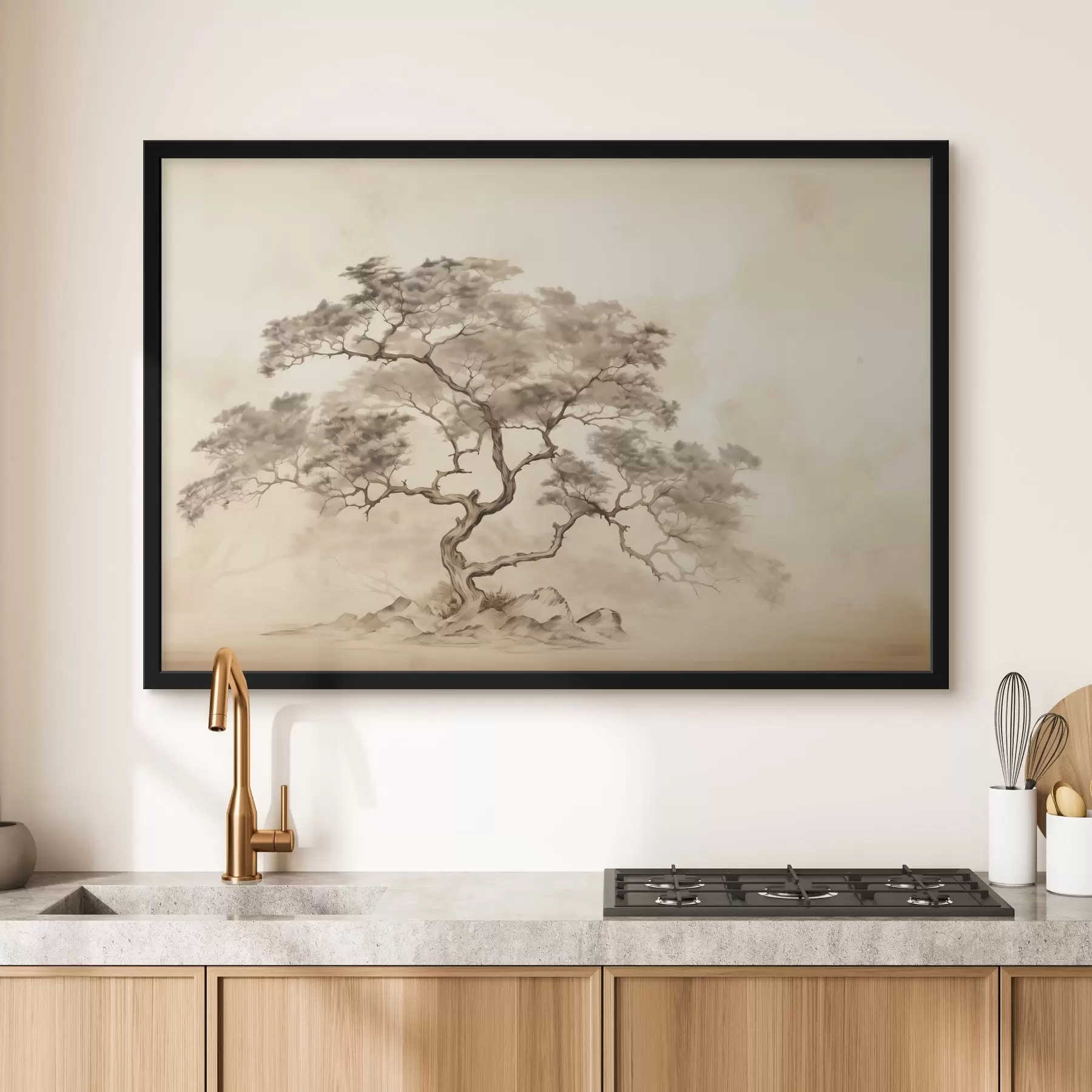 Fototapet Strom na kopci f44523