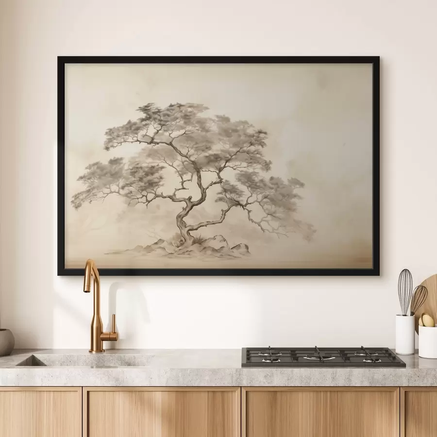 Fototapet Strom na kopci f44523