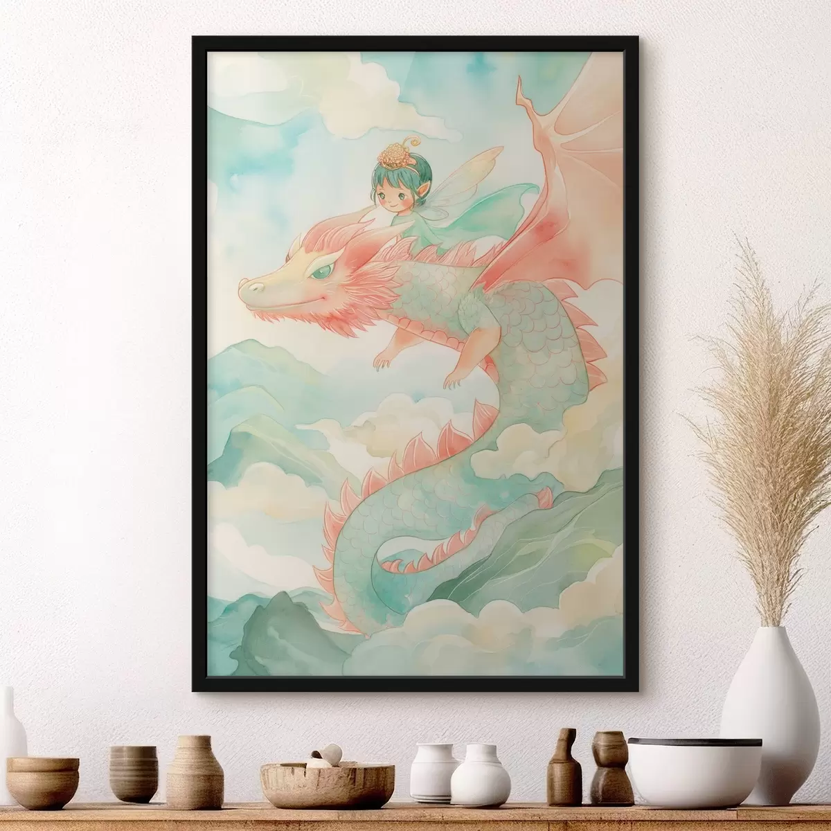 Poster Víla a drak f44532