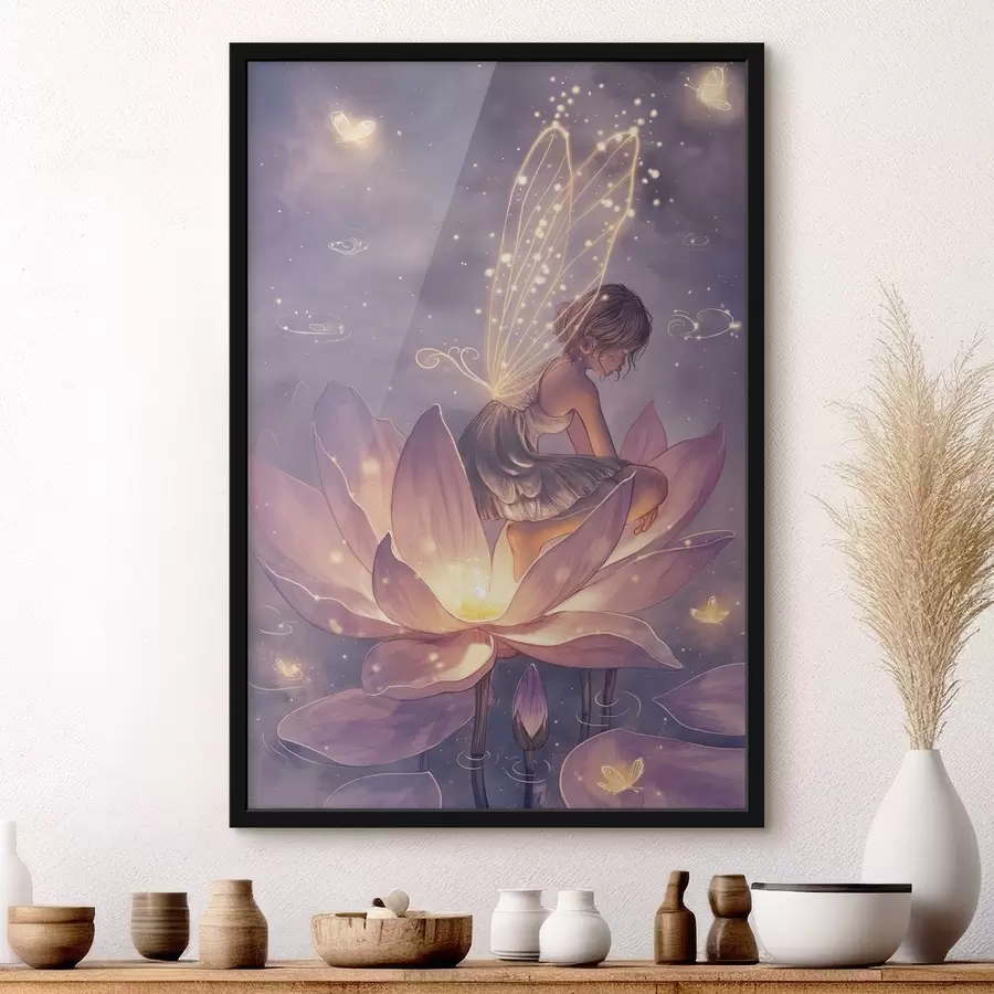 Fototapet Víla na květině f44533