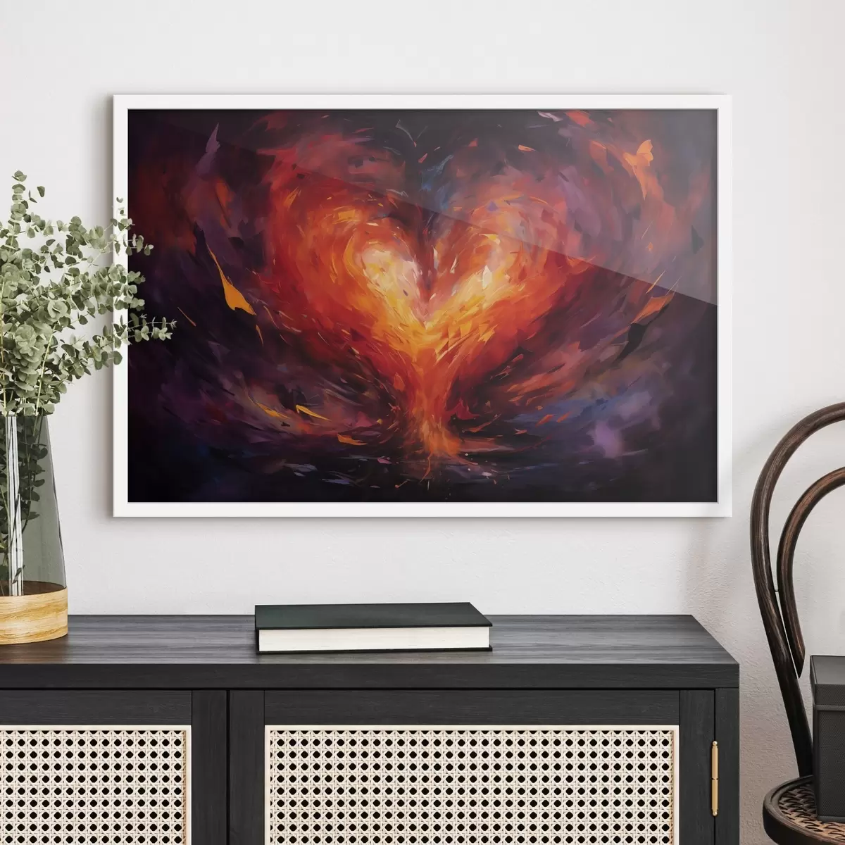 Poster Ohnivé srdce f44537