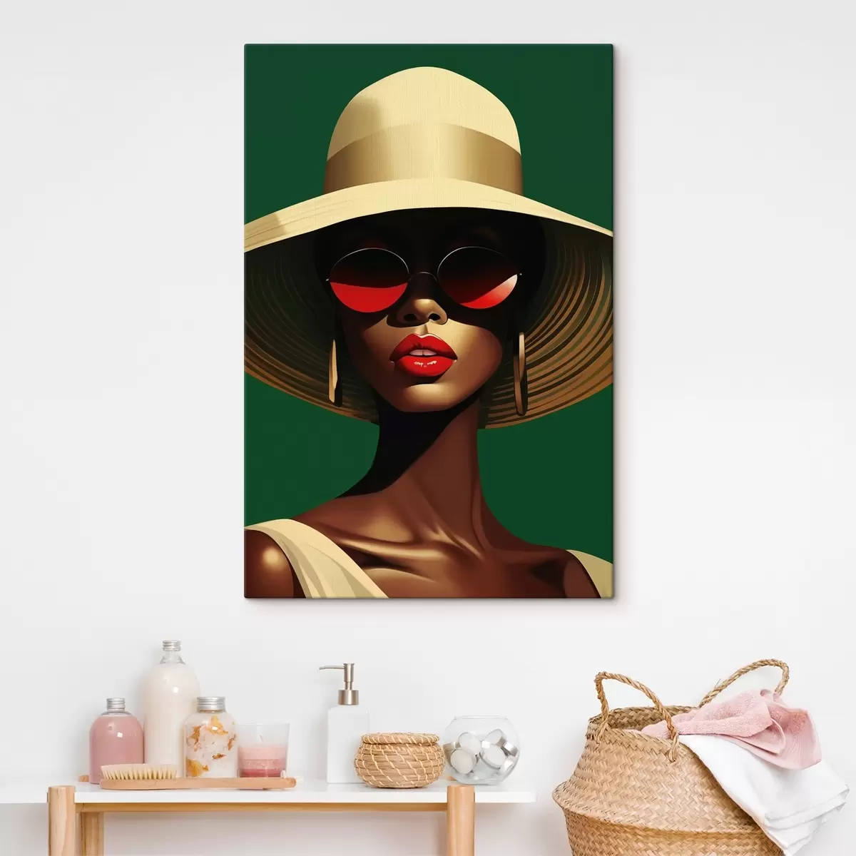 Obraz Dívka v klobouku Č. s44559