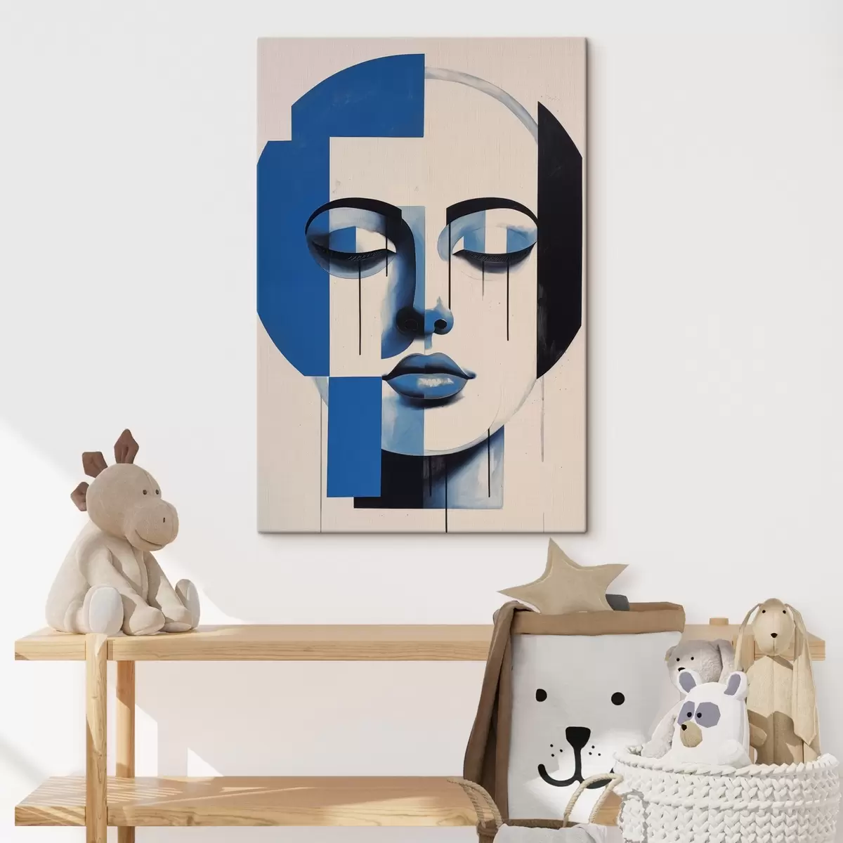 Obraz Abstraktní tvář Č. s44564