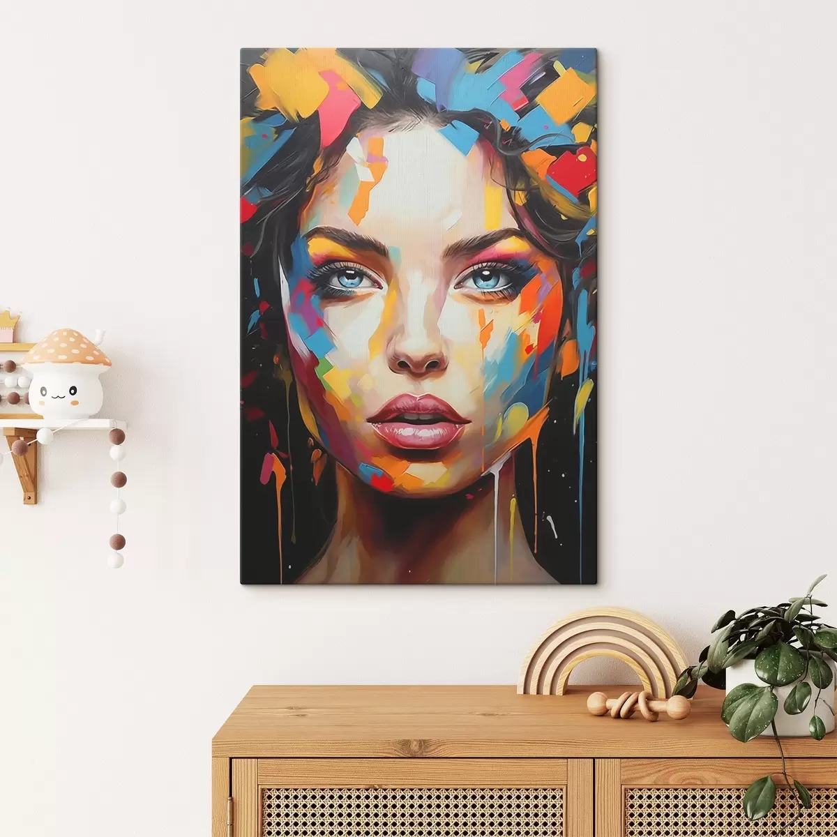 Obraz Dívka v barvě Č. s44566