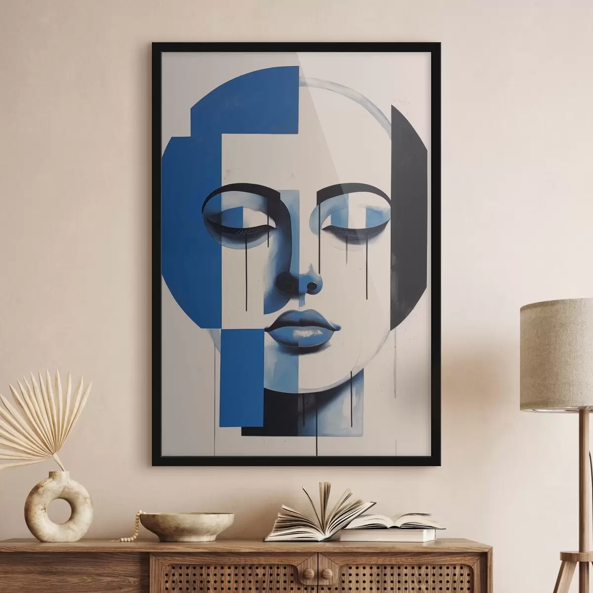 Poster Abstraktní tvář f44564